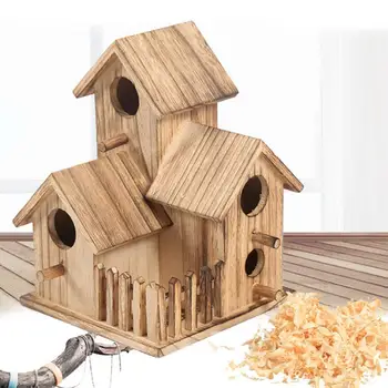 

Bird Nest Bird House Feeding Outdoor Bird Breeding Nest Home Decoration Gardening Children Toy Bird Cage Bed Gardening Bird Nest
