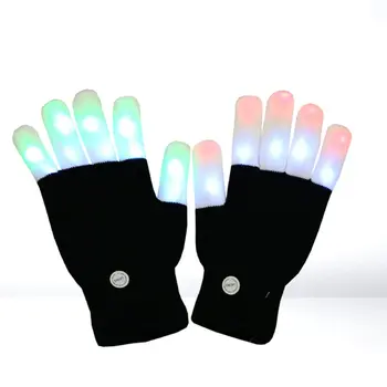 

Dance Led Luminous Gloves Colorful Glowing Performance Gloves New Exotic Flash Gloves Children's Adult Gloves