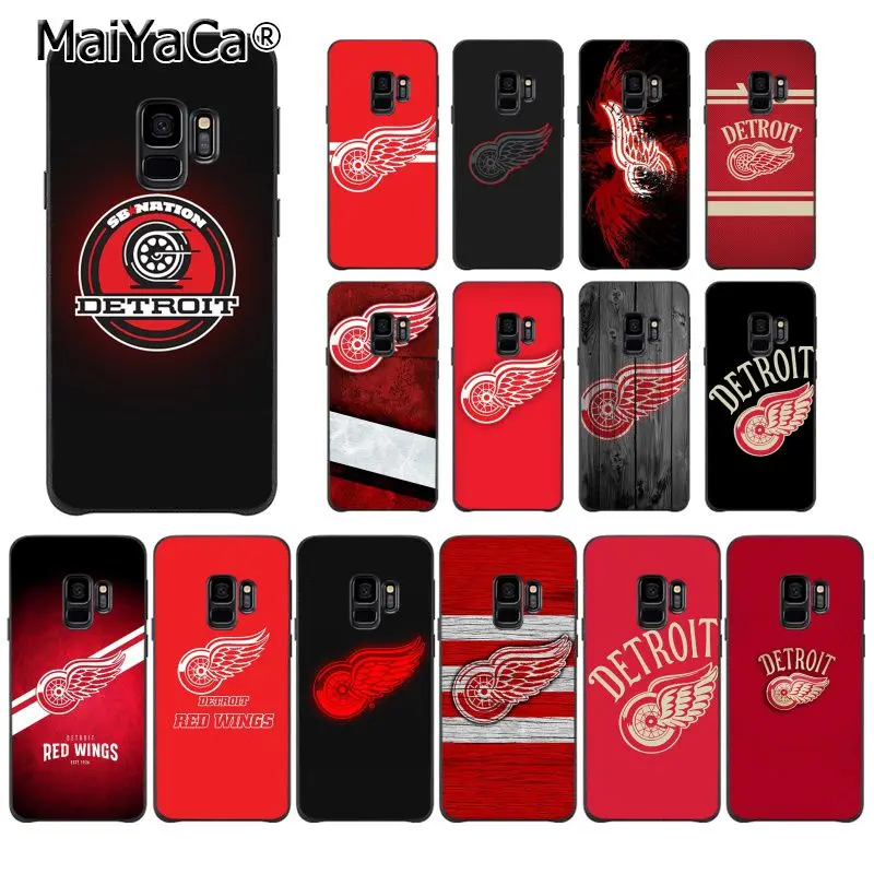 

MaiYaCa Detroit Red Wings TPU Soft Phone Accessories Phone Case for Samsung S9 S9 plus S5 S6 S6edge S6plus S7 S7edge S8 S8plus