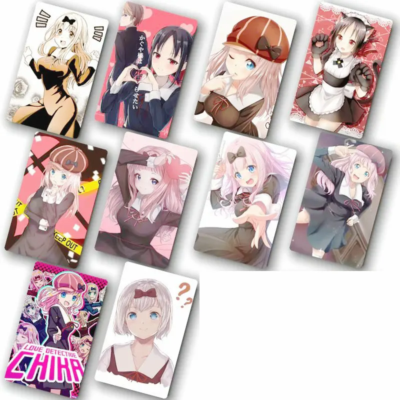 KAGUYA-SAMA: LOVE IS WAR 100pcs Different Style Anime Stickers Bus ID Waterproof DIY Card Stikers Classic Toys