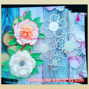 

Flowers New Cutting Dies 2019 for Scrapbooking Stencil Template for Embossing Folders DIY Paper Stamps Album Gift Cards Making