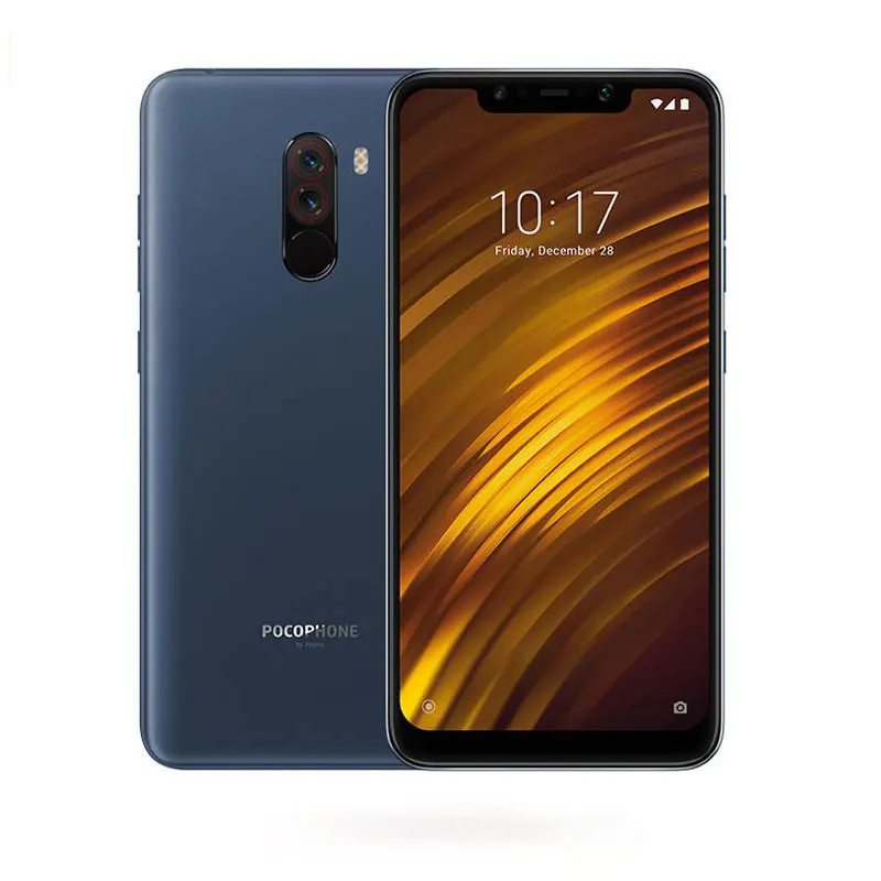 Xiaomi POCOPHONE F1 с глобальной версией, 6 ГБ, 128 ГБ, POCO F1, Snapdragon 845, 6,18 дюйма, полноэкранная фронтальная камера 20 МП, мобильный телефон LiquidCool - Цвет: Blue