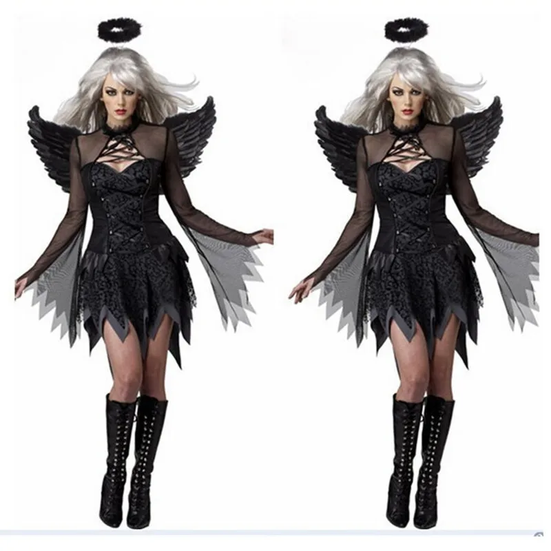2019 костюмы на Хэллоуин для женщин фэнтези косплей нарядное платье взрослых