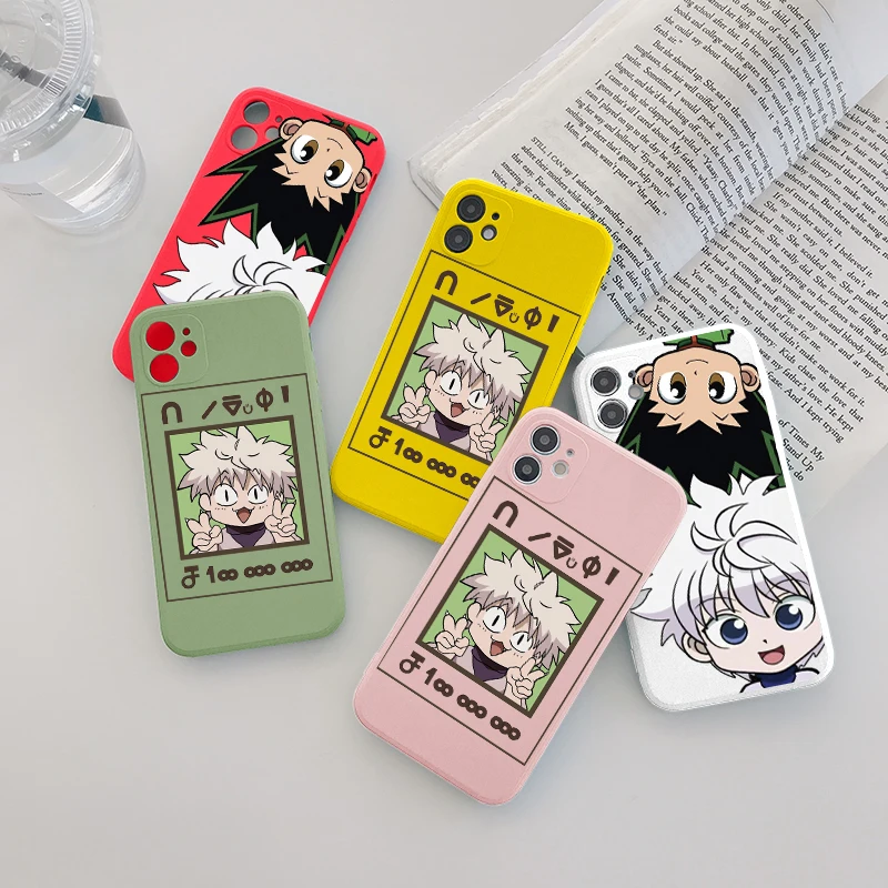 Аниме Охотник X Охотники Funda для Xiaomi Poco F3 X3 NFC Redmi Mi Note 10 10S 10T 11 9 9S SE 9A 8 8T 7 6 5 Lite Pro Max