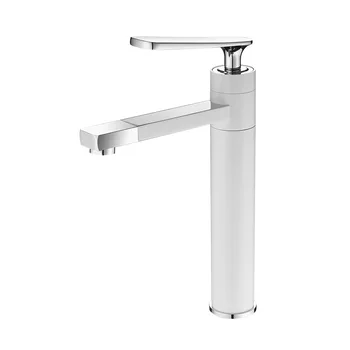 

of cold and hot source stage basin faucet lavatory full copper rotating white toilet basin faucet cross-border