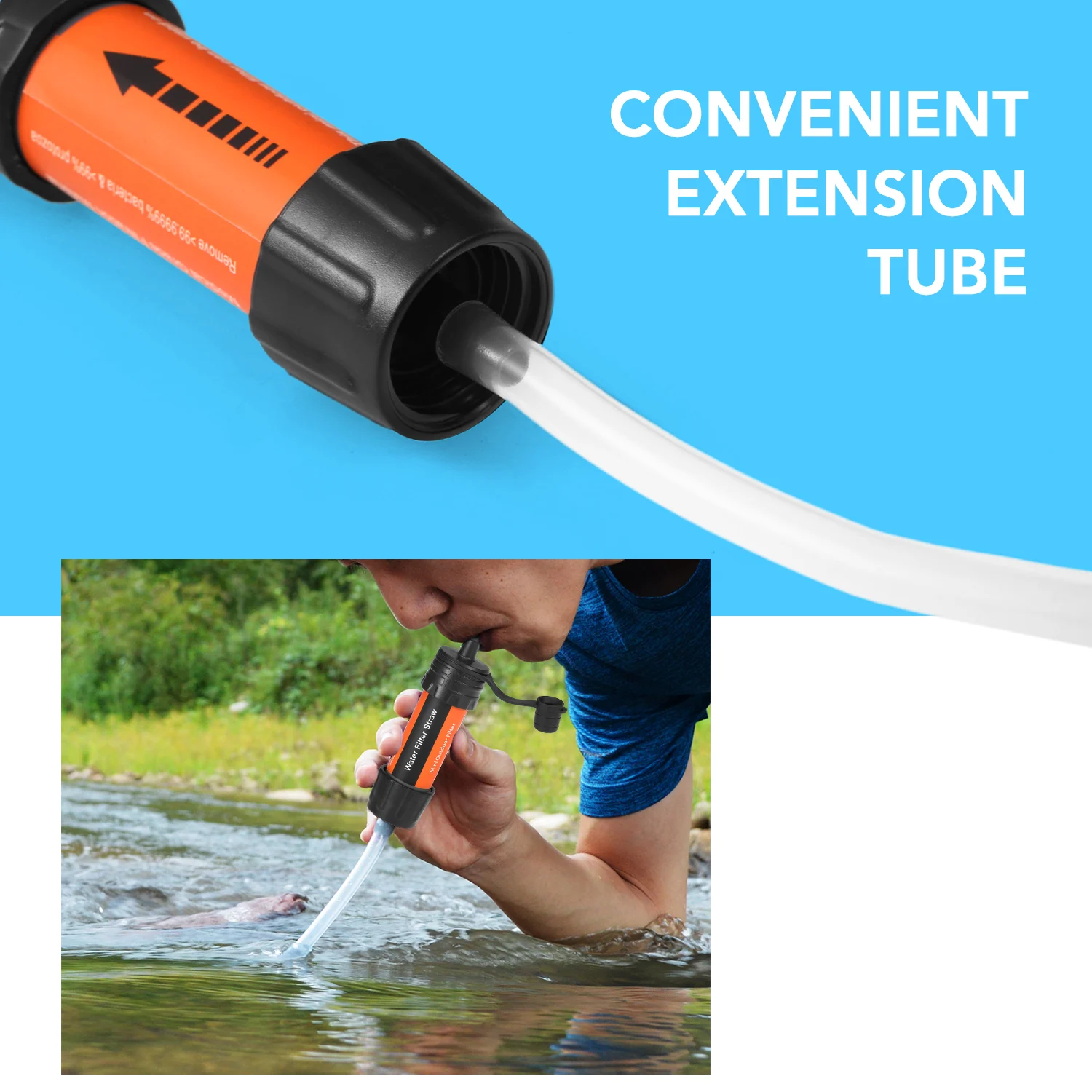 Outdoor Water Purification Straw Survival in the Field Emergency Survival  Equipment Direct Drinking Portable Water Filter 캠핑용품 - AliExpress