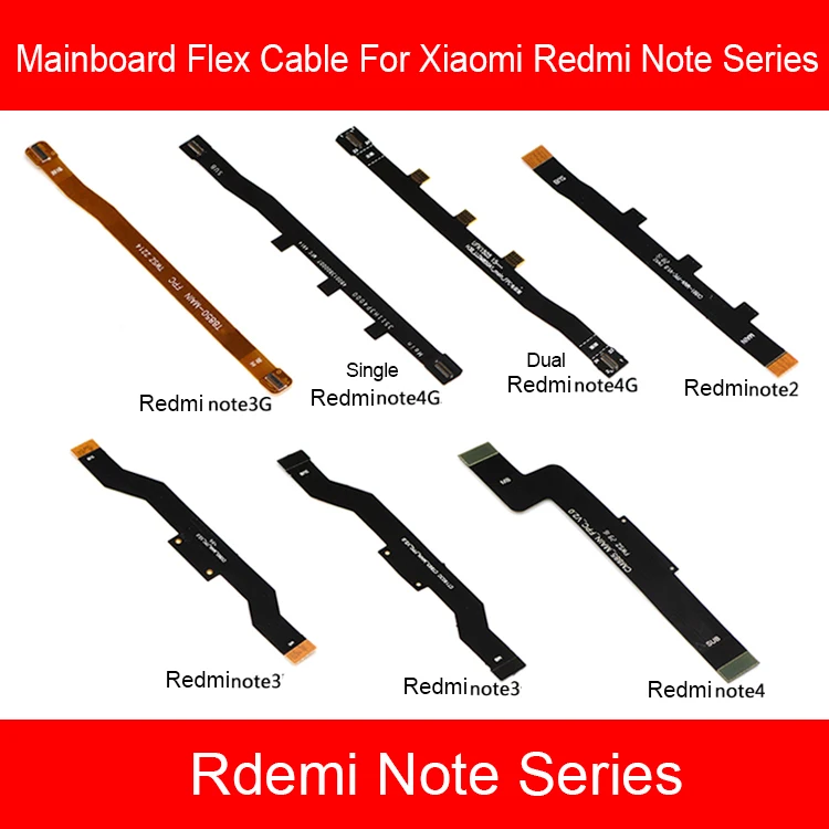 Материнская плата ЖК гибкий кабель для Xiaomi Redmi Note 2 3 3G 4 4X 4G 5 5A 6 7 Pro ленточный
