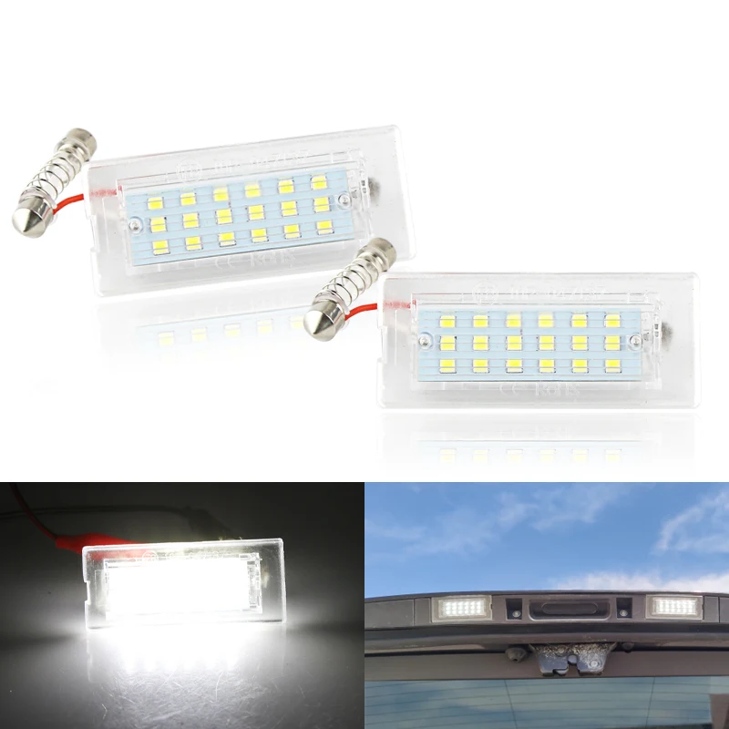 Lampada Spia Targa A Led 2 Pezzi Per Bmw X5 E53 99-06 X3 E83 03-10 Dxy88 Lampada Numero 12V
