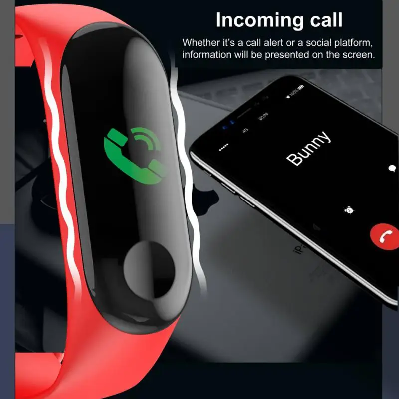 M3 Smart Watch 2020 New Smart Call Bracelet Colorful Screen Tracker Blood Pressure Heart Rate Magnetic Charge Smart Watch