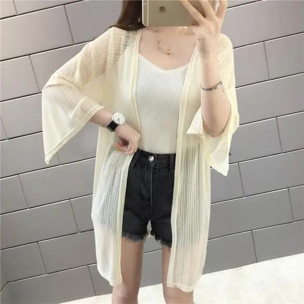 Лето 9231 длинный тонкий кардиган 32,1/f, 6 ряд 2 полки