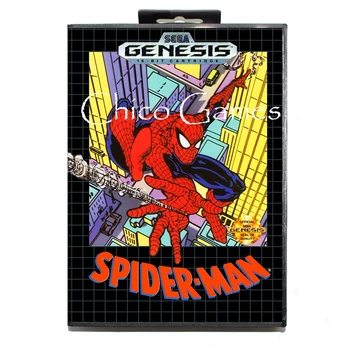 

Sega MD games card - Spider Man Sticker 2 for Sega MegaDrive Video Game Console 16 bit MD card
