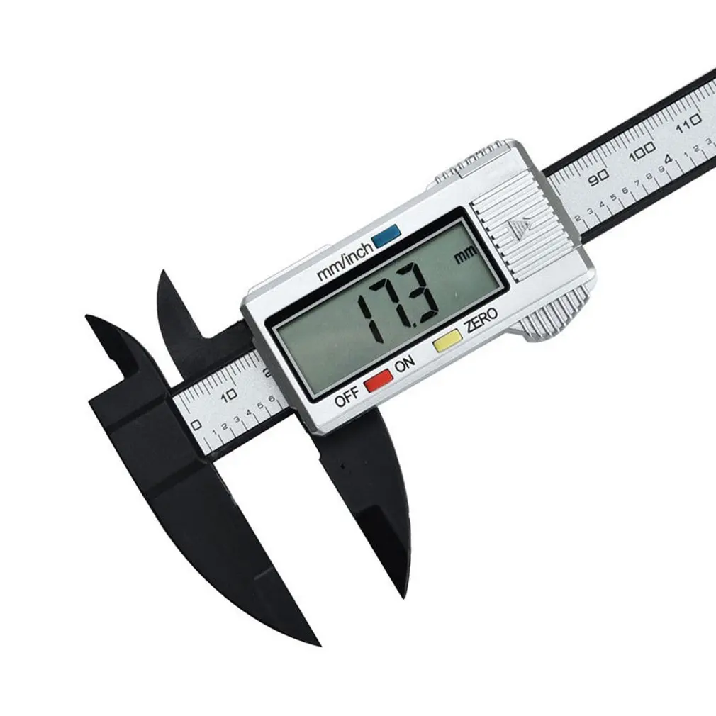 0-150 мм пылезащитный водостойкий циркуль-штангенциркуль ABS пластик углеродное волокно нержавеющая сталь цифровой дисплей суппорт
