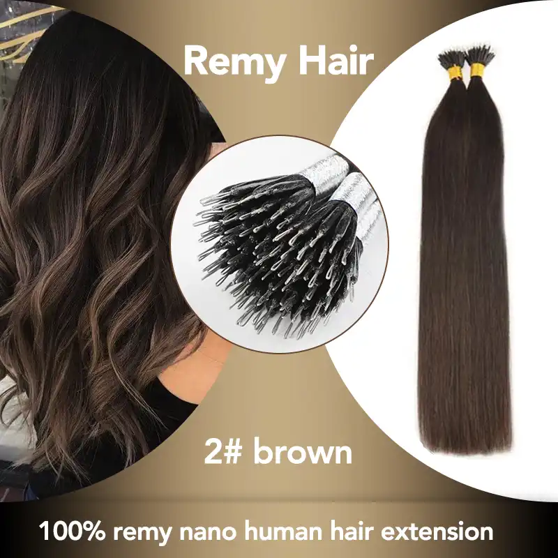 human hair extensions nano tip