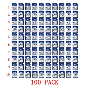 

Brand New Original High Speed SD Card 64GB 100 Pcs Lot Pack SDHC SDXC Memory Card For HD Video Camera