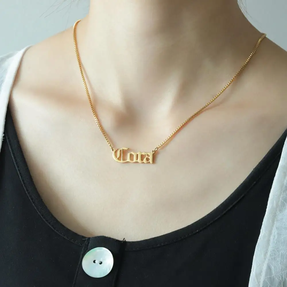 Customized Name Necklace With Old 