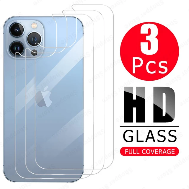 Cristal templado trasero para iPhone 14 Pro Max 14 Plus 9H, película  protectora de pantalla antiarañazos para iPhone 14 Pro Max 14 Plus, 1/2  Uds. - AliExpress