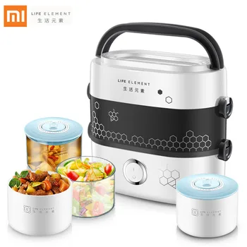 

Xiaomi Life Element Double Layer Electric Lunch Box DFH-F1517 Portable Rice Cooker Ceramic Liner Insulation Heating Steam Mini