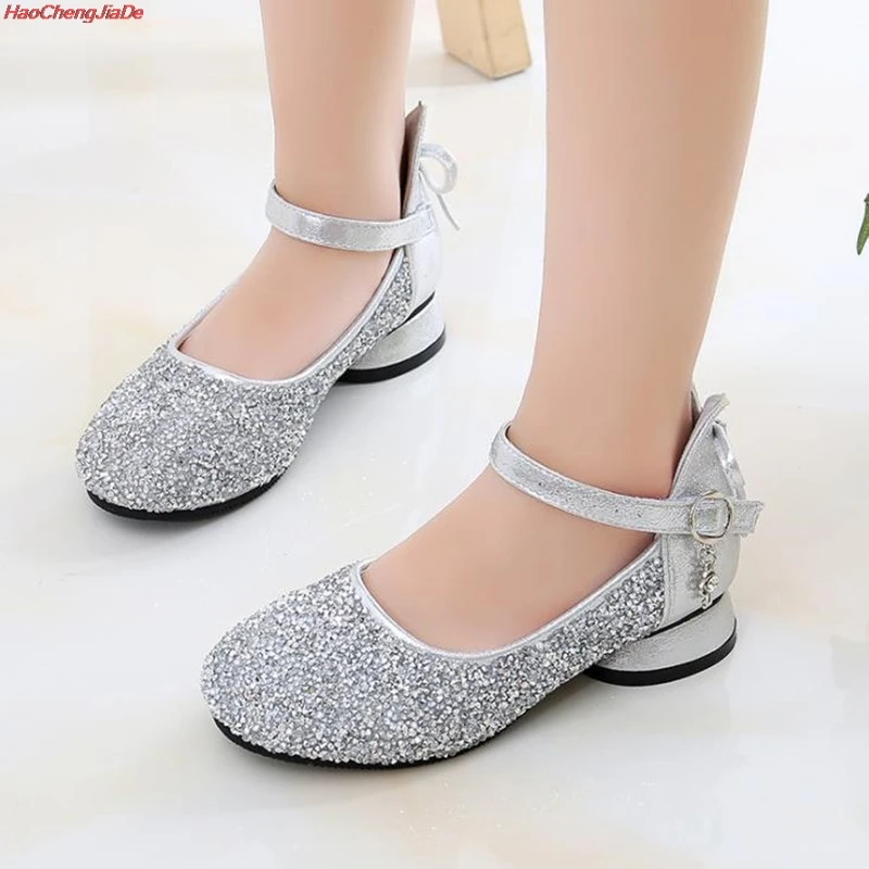 

Kids Baby Girls Butterfly Knot Princess Shoes Boots Flat Heel Party Shoes Fashion Sequins Bow Pearl Kids Shoes For Girls