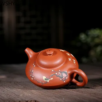 

New style Purple sand Teapot Travel convenience Tea set tea set Dahongpao teapot Office household drinking utensils WSHYUFEI