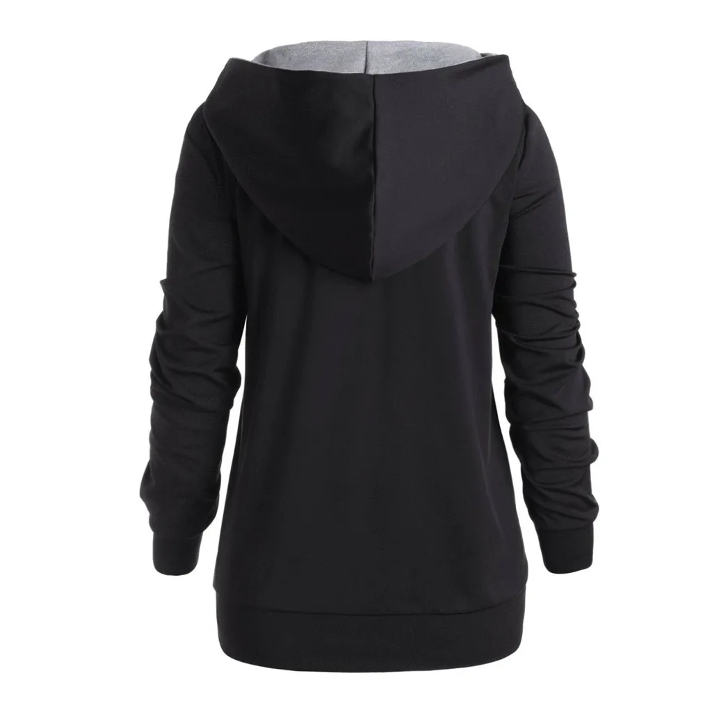 Женские толстовки с капюшоном и высоким плотно облегающим шею воротником