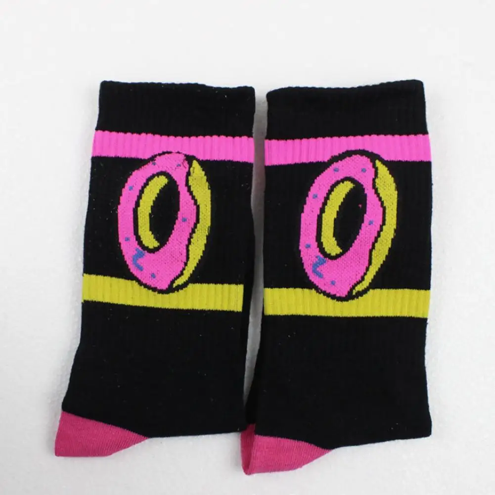 Подростковые забавные носки женские модные хлопковые носки торт пончик новинка носки мужские пончики еда сумасшедшие уличные носки забавные