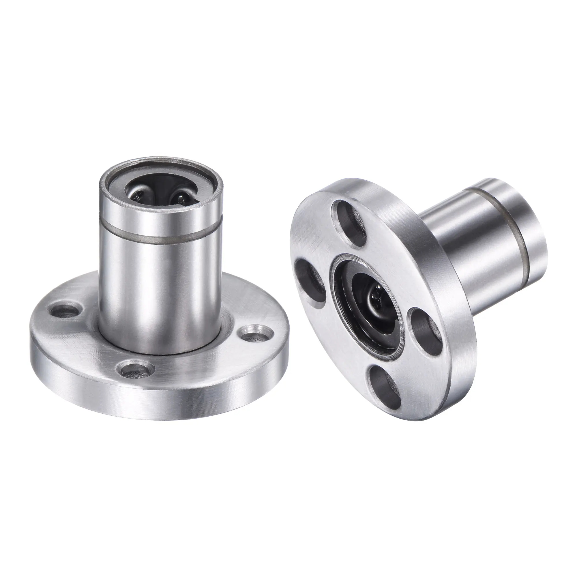 

Uxcell LMF8GA Linear Ball Bearings 8mm Bore 15mm OD 24mm Length Round Flange Steel Cage for CNC Machine 3D Printer