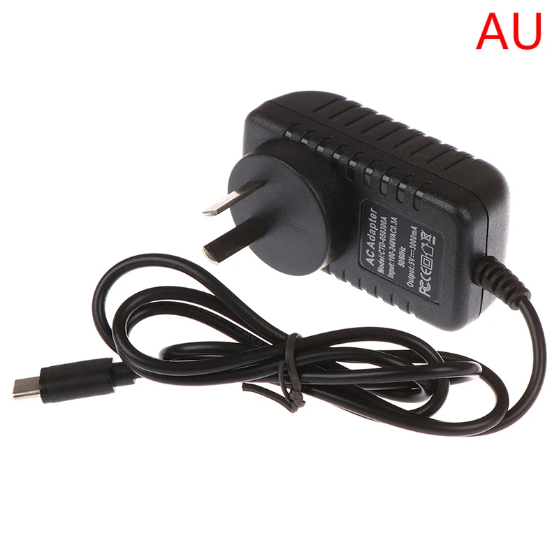 Power Supply Adapter Type-C 5V 3.0A US/EU/UK/AU Plug for Raspberry Pi 4