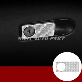 

Rhinestone Style Console Glove Box Button Cover For Benz E Class W213 2017-2020
