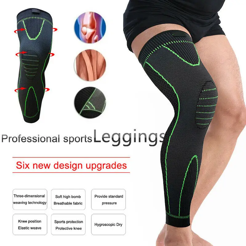 

1PCS Professional Sports Fitness Running Cycling Lengthen Nylon Knee Support Braces Elastic Sport Compression Knee Sleeve Pads