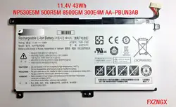 11,4 V 43Wh Новый AA-PBUN3AB Батарея для SAMSUNG NP530E5M NP740U5L NP800G5M AA-PBUN3QB