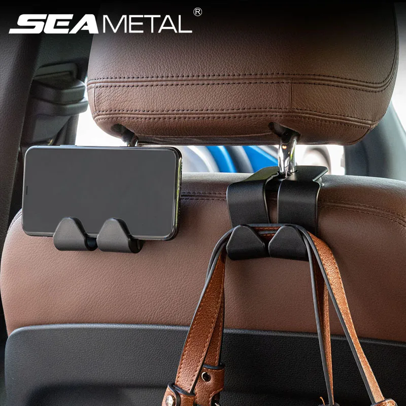 Car Seat Back Hook Hanger for Bags and Phones
