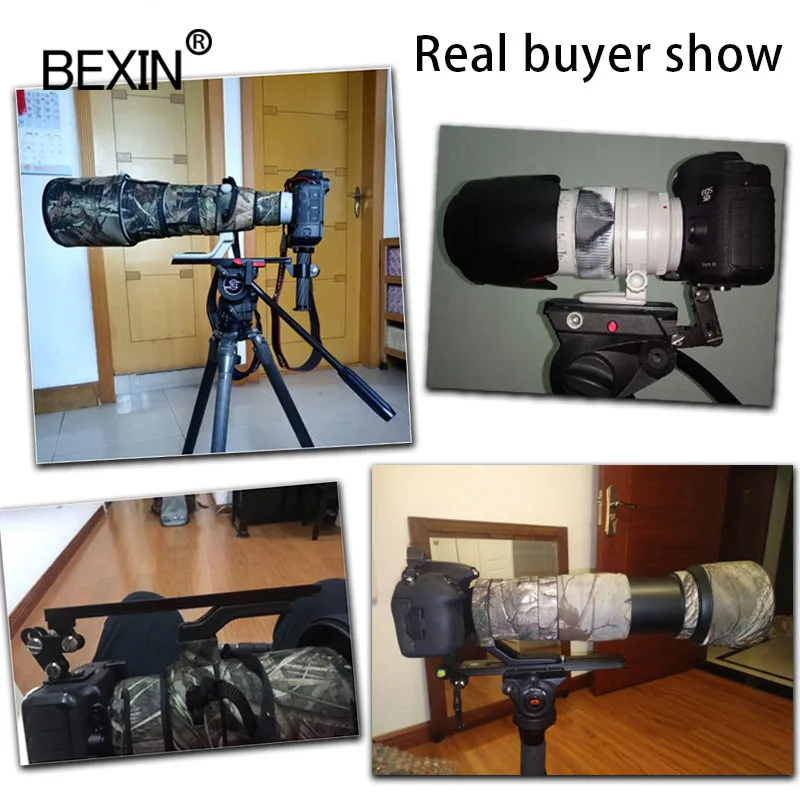 Long Telephoto Zoom lens Adapter Mount Bracket Long Focus lens camera holder support Quick Release Plate for Manfrotto tripod