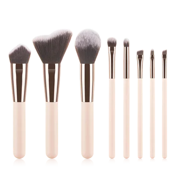 

8PCS Fashion Makeup Brushes for Foundation Powder Blush Eyeshadow Concealer Lip Eye Make Up Brushes Set Cosmetics Beauty Tools