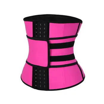 

3XL Women Corset Body Shaper Latex Rubber Waist Trainer Underbust Slimming Cincher Zipper Trainer Cincher Corset Girdle Belt