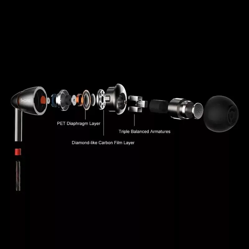Еще 1 E1010 четырехъядерный драйвер для встроенных устройств avec micro HiFI hi-Fi наушники для Apple Android Xiaomi