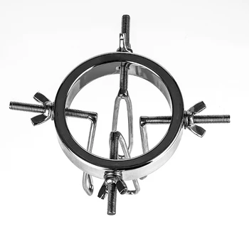 Extreme Anal Vaginal Dilator Vaginal Speculum Mirror Adult Metal Anus Pussy Dilator Anal SM toy For Woman utt Expansion Device 5