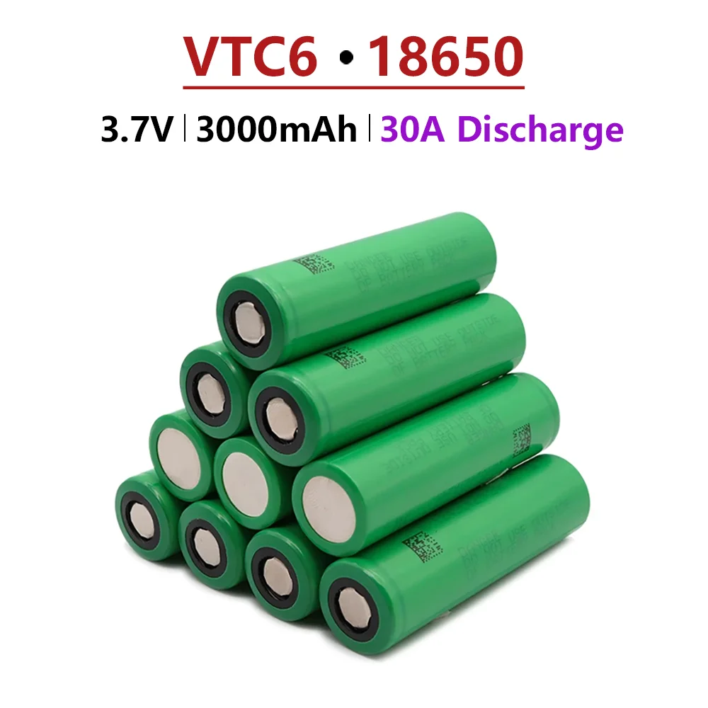 Литий-ионный перезаряжаемый аккумулятор KEPAH US VTC6 18650 3 7 в 3000 мАч разряд 30 А
