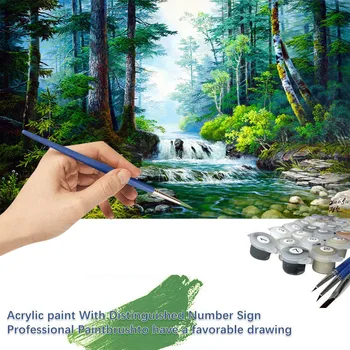 

40X50cm Paint Canvas DIY Oil Painting Architectural Landscape Oil Painting Home Decor Oil Paint Acrylic Painting Diy Paintings