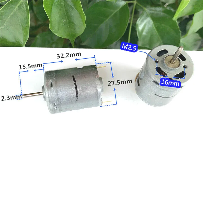 MABUCHI RS-360SH-3750 Motor DC 3.7V-7.4V 6V Carbon Brush Powerful Mini Micro Electric 360 Shaft Diameter 2.3mm Toy Model | Обустройство
