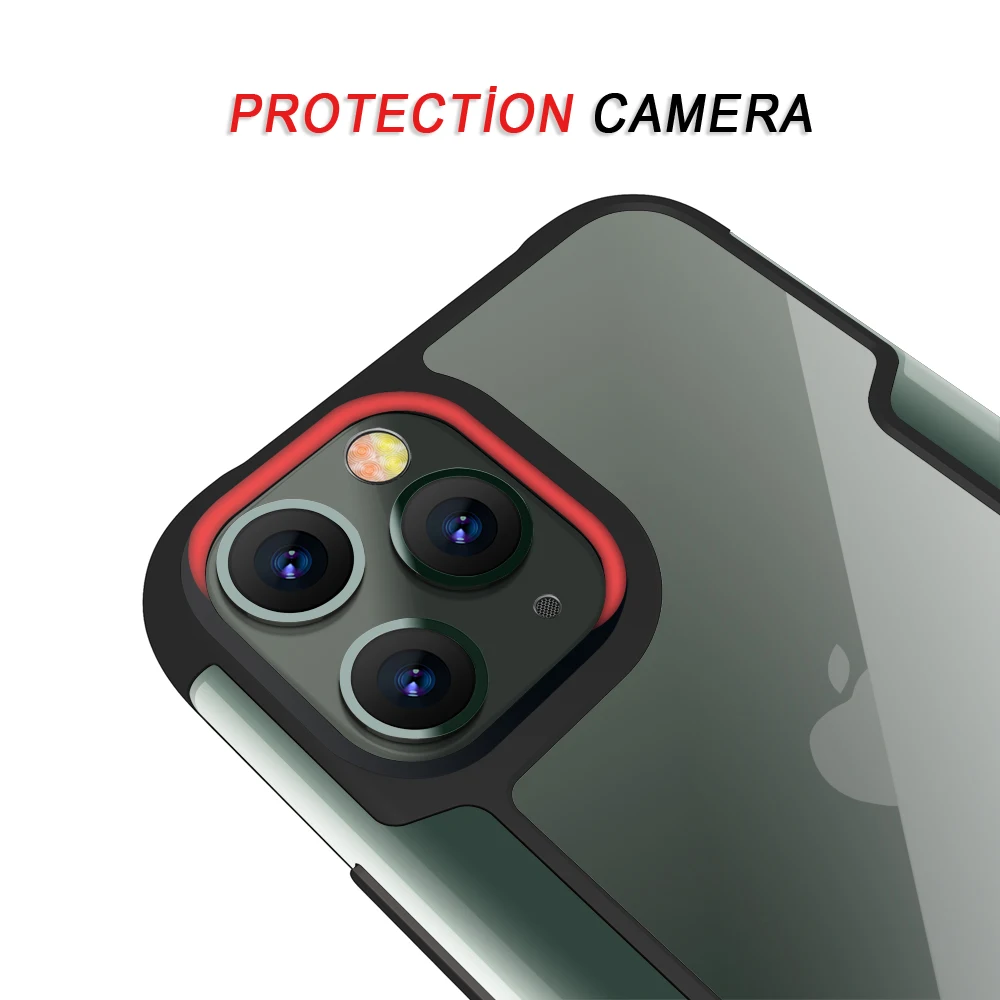 Военный противоударный металлический бронированный чехол для iPhone 11 11 Pro прозрачный PC+ TPU полный защитный чехол для телефона для iPhone 11 Pro Max