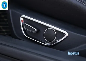 

Inside Seat Adjustment Backrest Button Ring Decoration Accessories Cover Trim Fit For Ford Mustang 2015 2016 2017 ABS