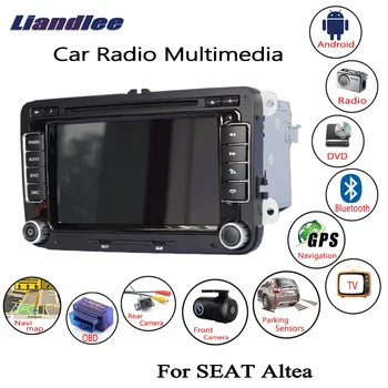 

Liandlee For SEAT Altea 2004~2012 2 Din Android Car Radio DVD CD Player GPS Navi Navigation Maps Camera OBD TV HD Screen Media