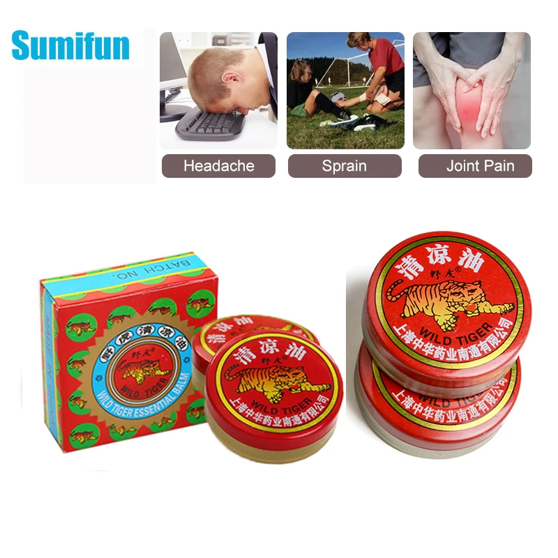 

Sumifun 10g Original White Tiger Balm Ointment For Joint Anti-itching Headache Muscle Aches Pain Relief Cooling Cream P0062