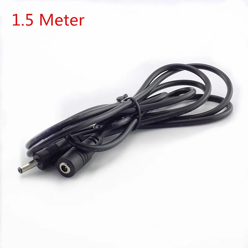 1/1.5/3/5M pánský ženské stejnosměrný 5-24V energie kabel prodloužení energie šňůra adaptér 3.5mmx1.35mm konektor pro CCTV kabel záruka kamera