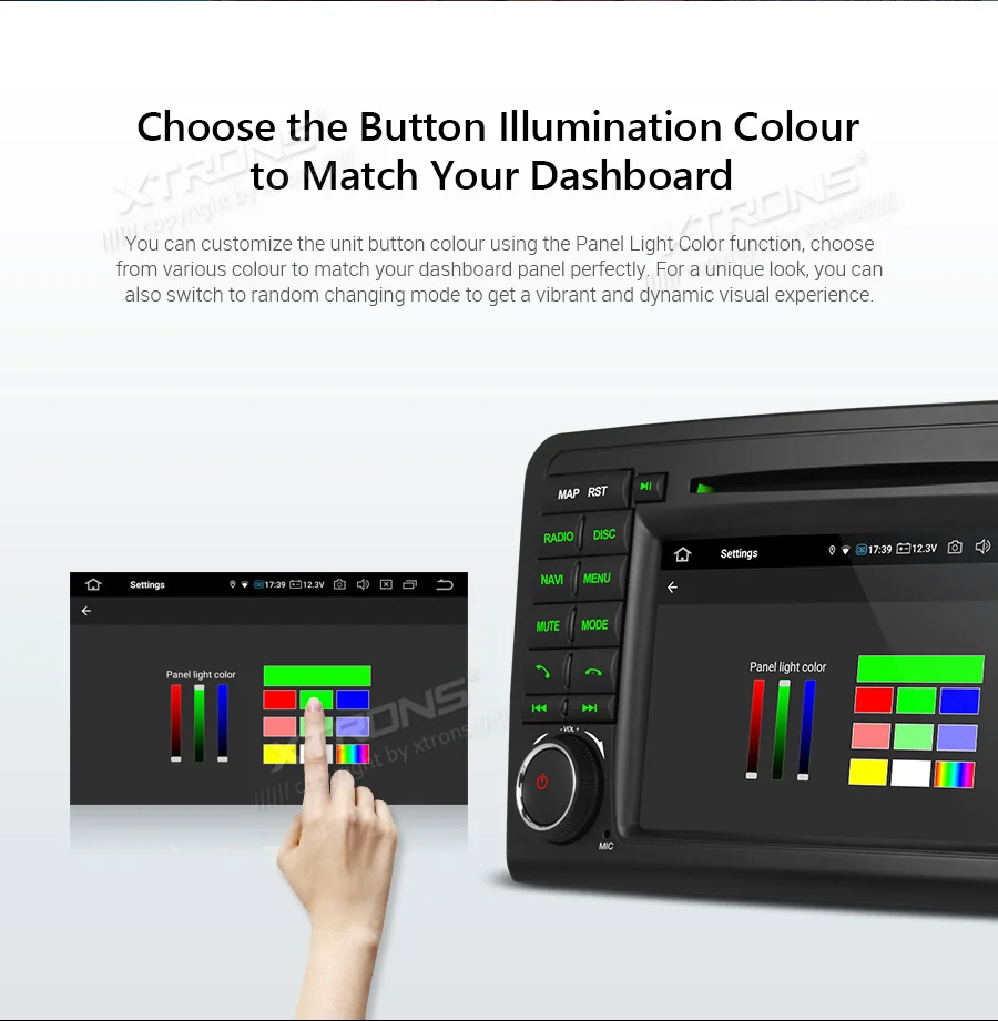 Perfect XTRONS 7"Android 9.0 Octa Core 4GB RAM 64GB ROM Car DVD Player Multimedia GPS System TPMS SWC for Mercedes Benz W164 2005-2012 11