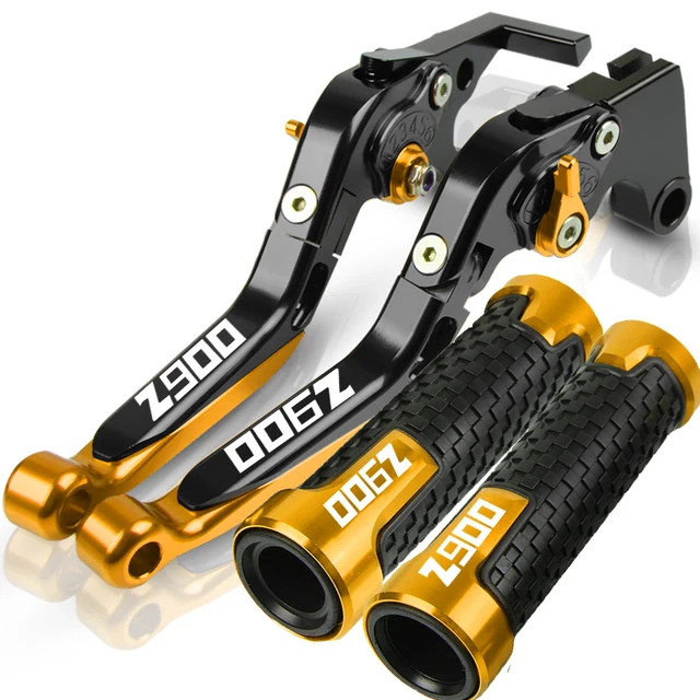Motorcycle CNC Aluminum For KAWASAKI Z900 2017-2019 Brake Clutch Levers Handlebar Handle Grips Ends Z 900 Z-900 2018 2017 2019 Z900 2017-2019