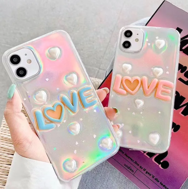Цветной чехол Love для iPhone 11 Pro XS Max X 5 5S SE 6 s S 7 8 Plus чехлы с принтом кактуса динозавра