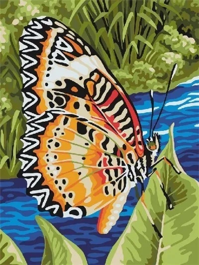

Diamond Painting Animal Butterfly DIY Diamond Embroidery Landscape Butterfly And Flowers Cross Stitch Home Decoration