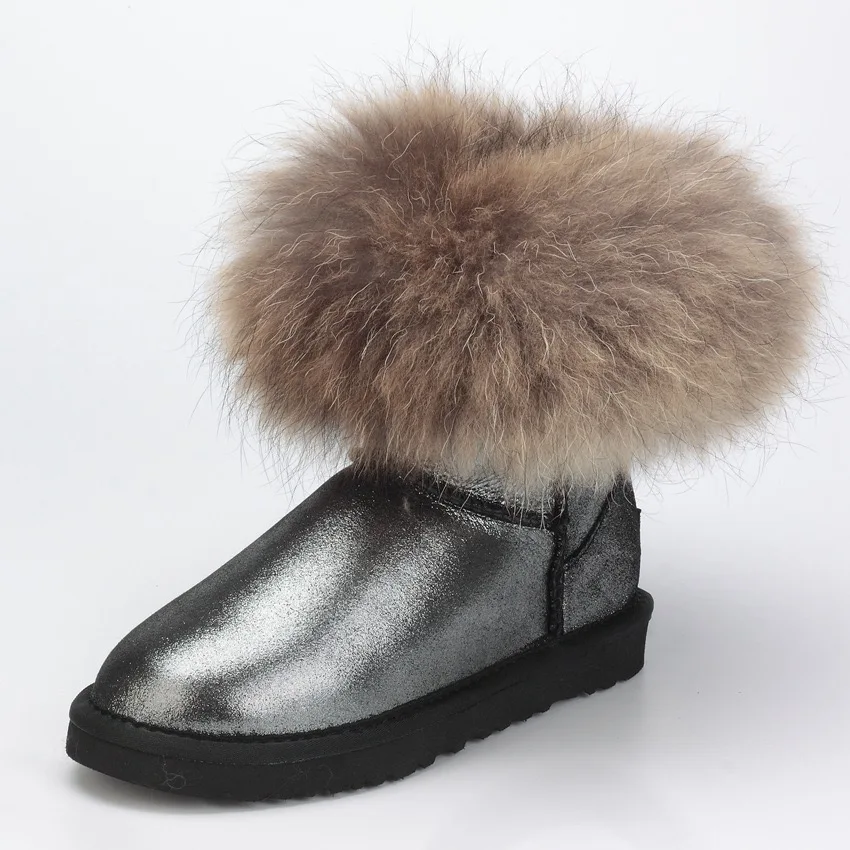 Women Winter Boots Warm Genuine Cowhide Waterproof Snow Boots with Natural Fur Wholesale Dropshipping 10 pairs/lot Women Winter Boots Warm Genuine Cowhide Waterproof Snow Boots with Natural Fur Wholesale Dropshipping 10 pairs/lot