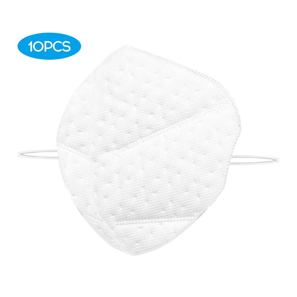 

10pcs KN95 Face Mask Anti-virus flu protector masks Nonwoven Personal Emergency protection Outddor Breathable Mouth Mask